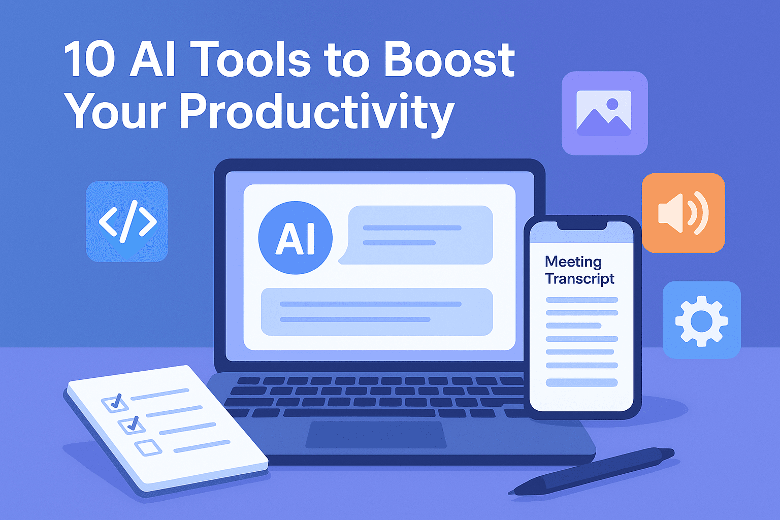 10 AI tools to boost your productivity